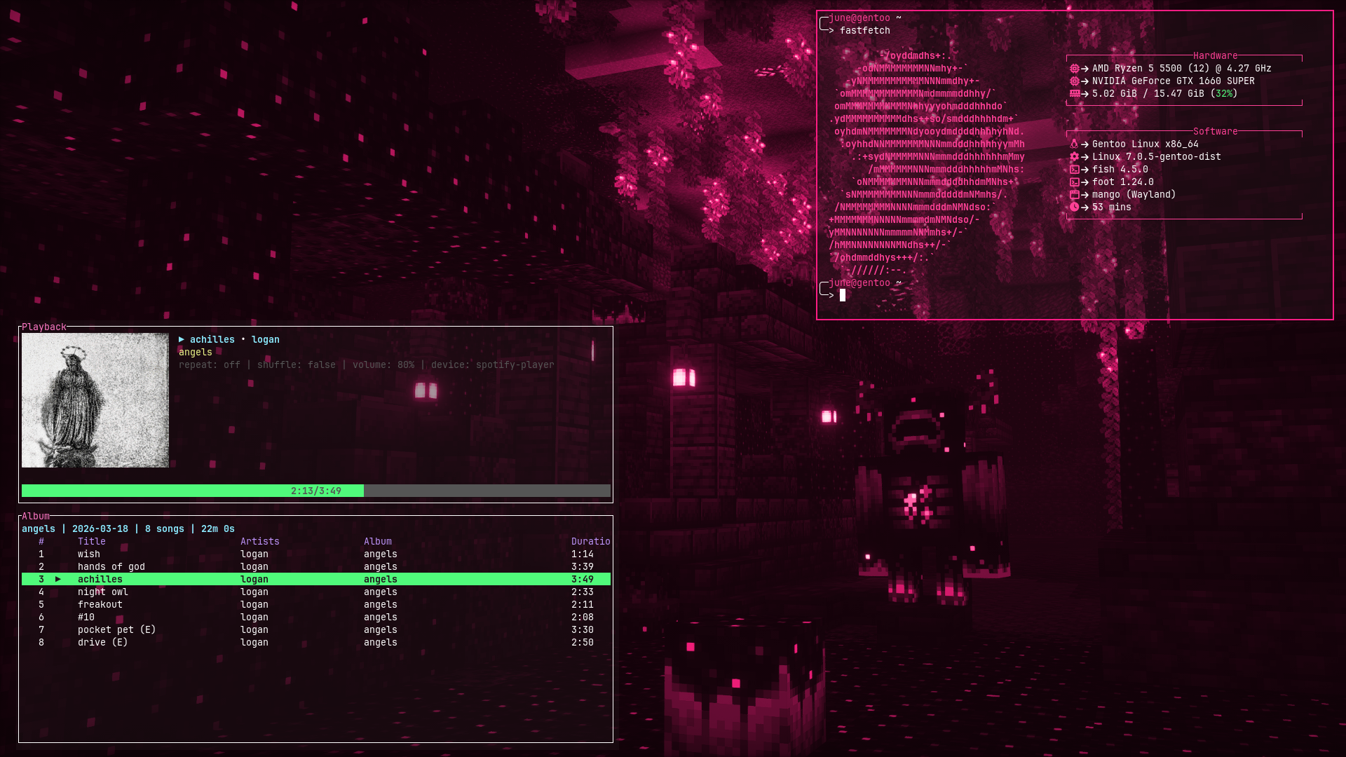 DizzyJune's desktop